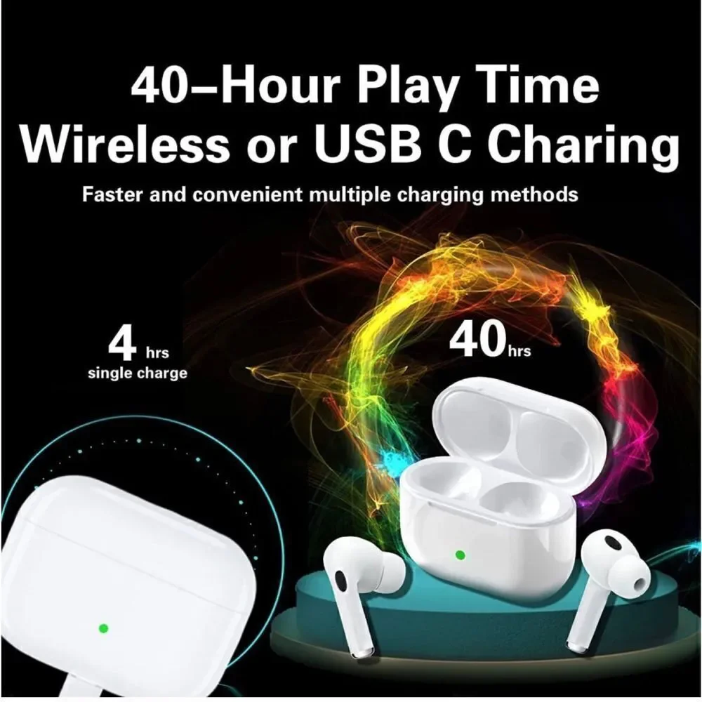 AirPod Style True Wireless Earbuds Bluetooth 5.3 for iPhone and Android